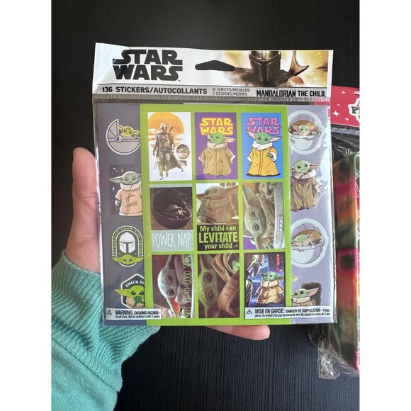 Grogu sticker pack (136 pcs) + bubble pop pencil case! Fun stationery - Picture 7 of 10